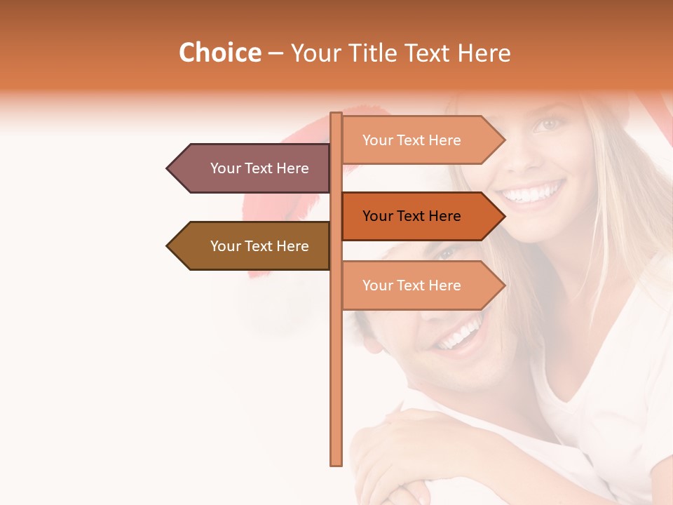 Girl Tooth Romance PowerPoint Template