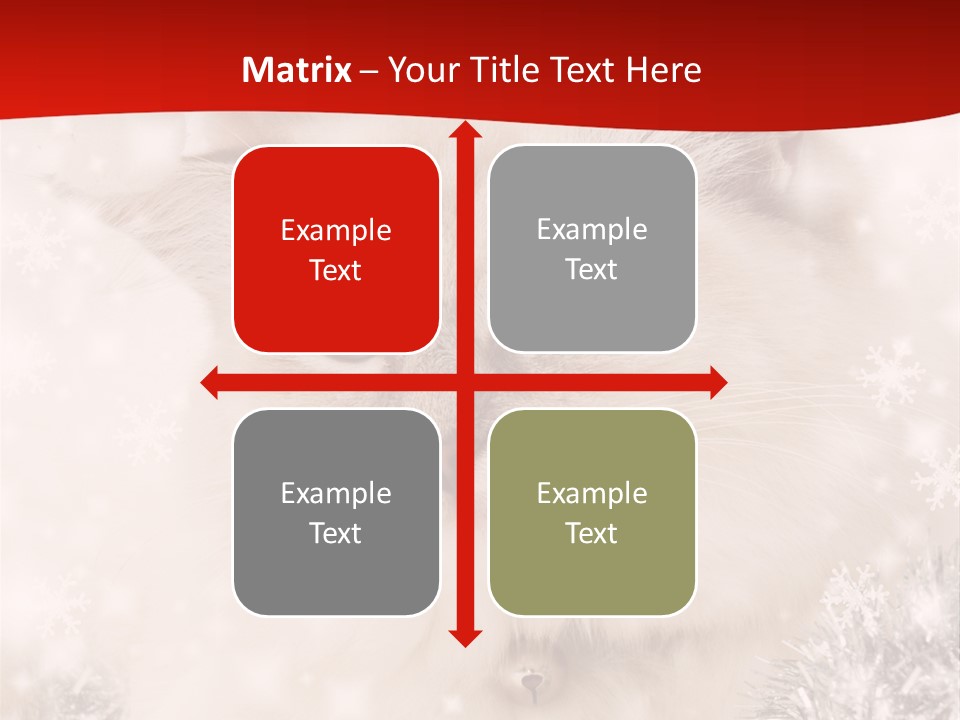 Balls Fluffy Feline PowerPoint Template