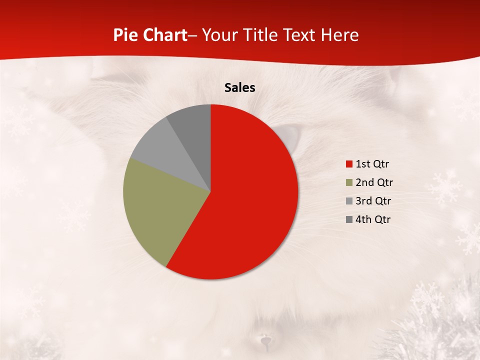 Balls Fluffy Feline PowerPoint Template