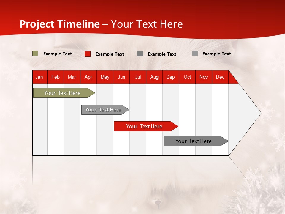 Balls Fluffy Feline PowerPoint Template