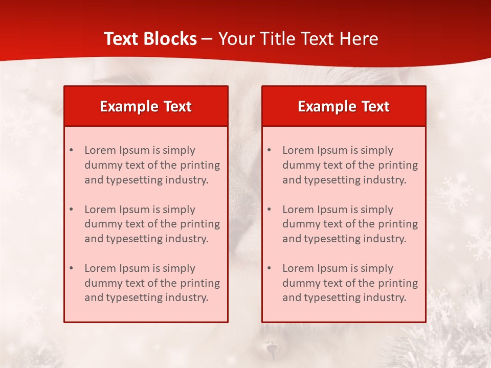 Balls Fluffy Feline PowerPoint Template