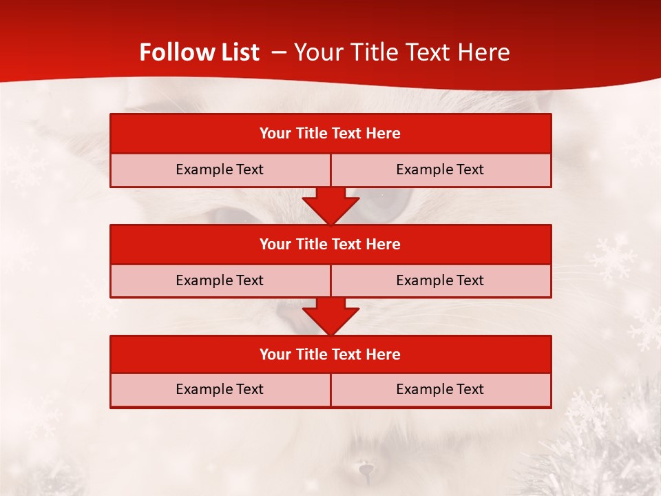 Balls Fluffy Feline PowerPoint Template