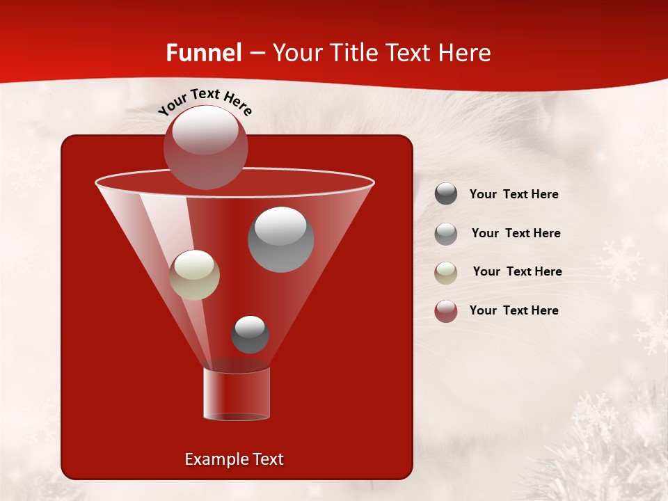 Balls Fluffy Feline PowerPoint Template