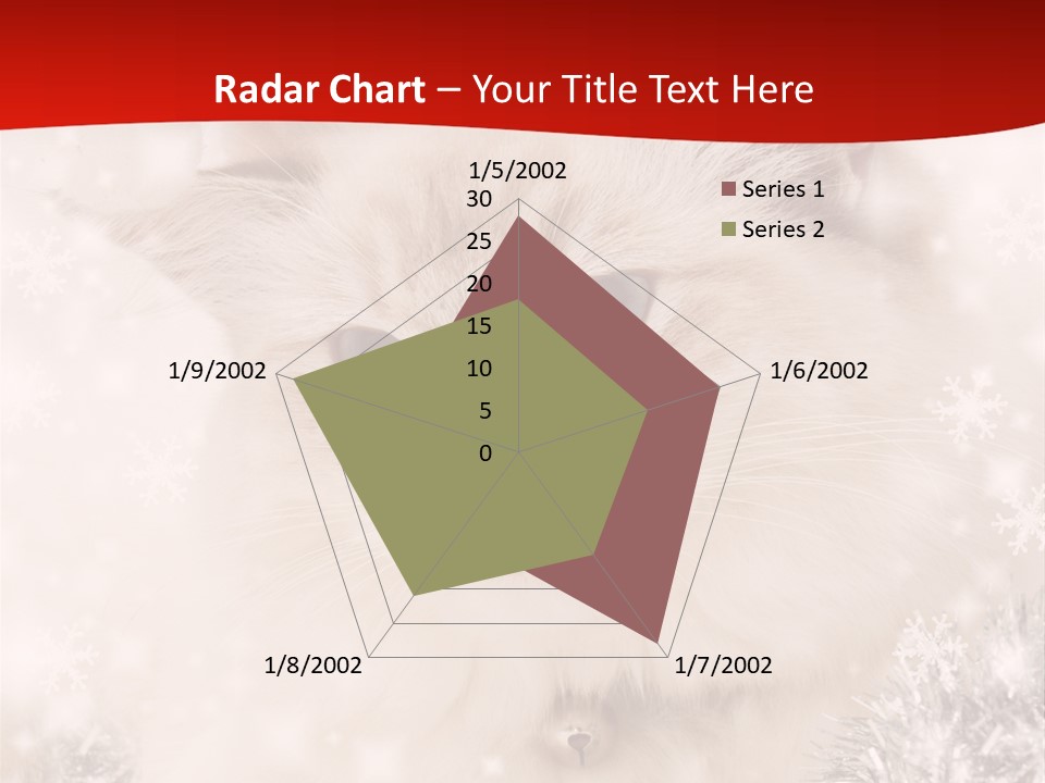 Balls Fluffy Feline PowerPoint Template