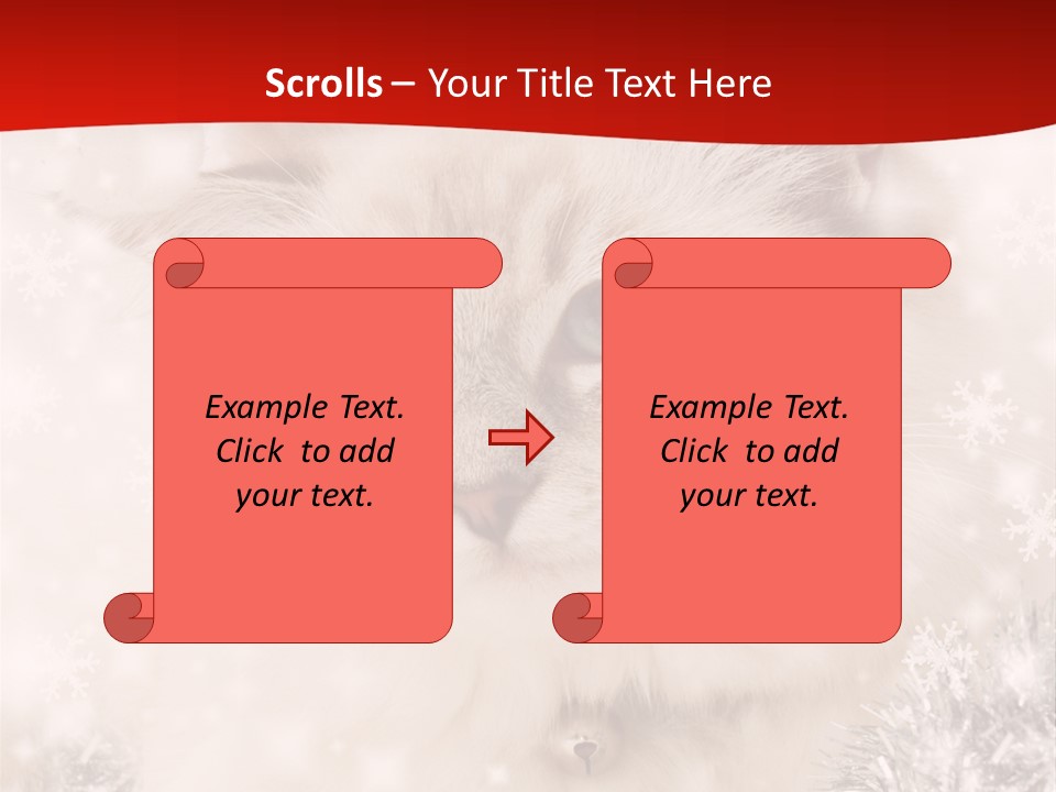 Balls Fluffy Feline PowerPoint Template