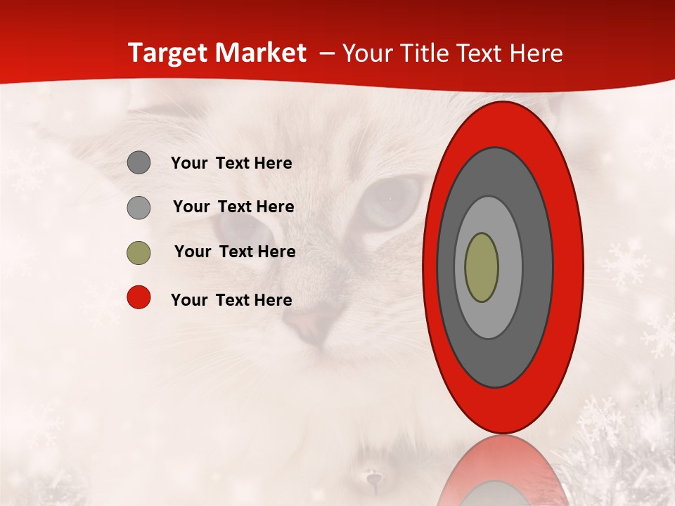 Balls Fluffy Feline PowerPoint Template