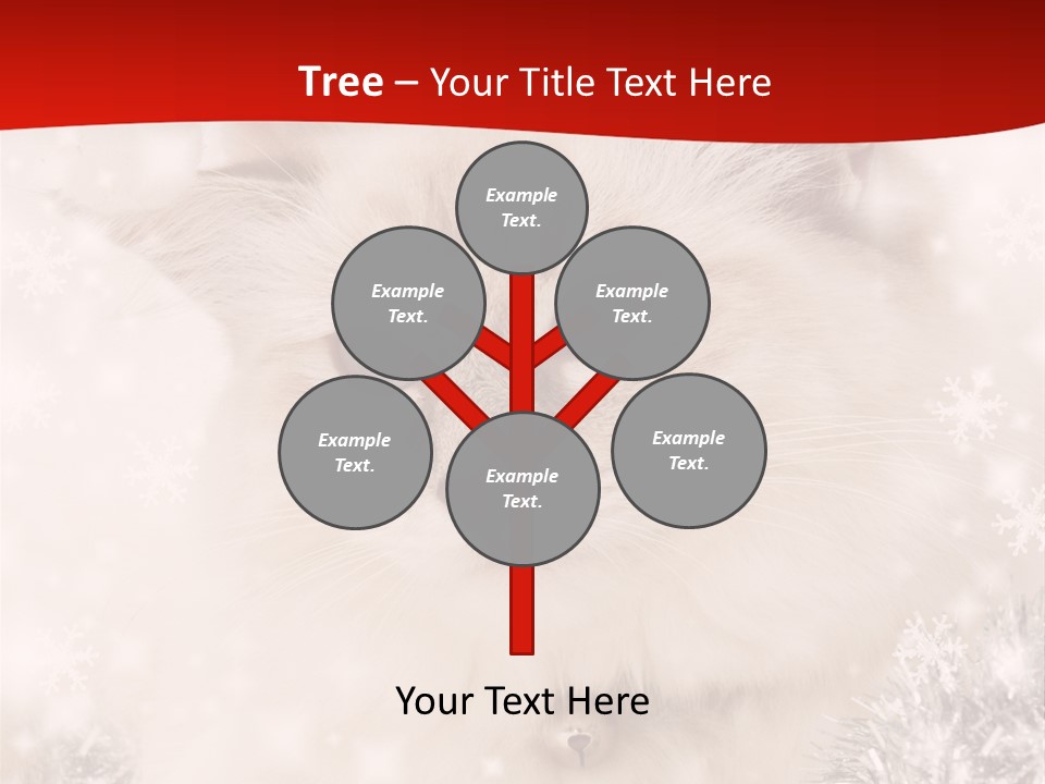 Balls Fluffy Feline PowerPoint Template