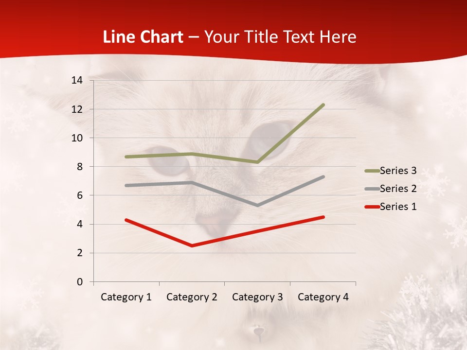 Balls Fluffy Feline PowerPoint Template