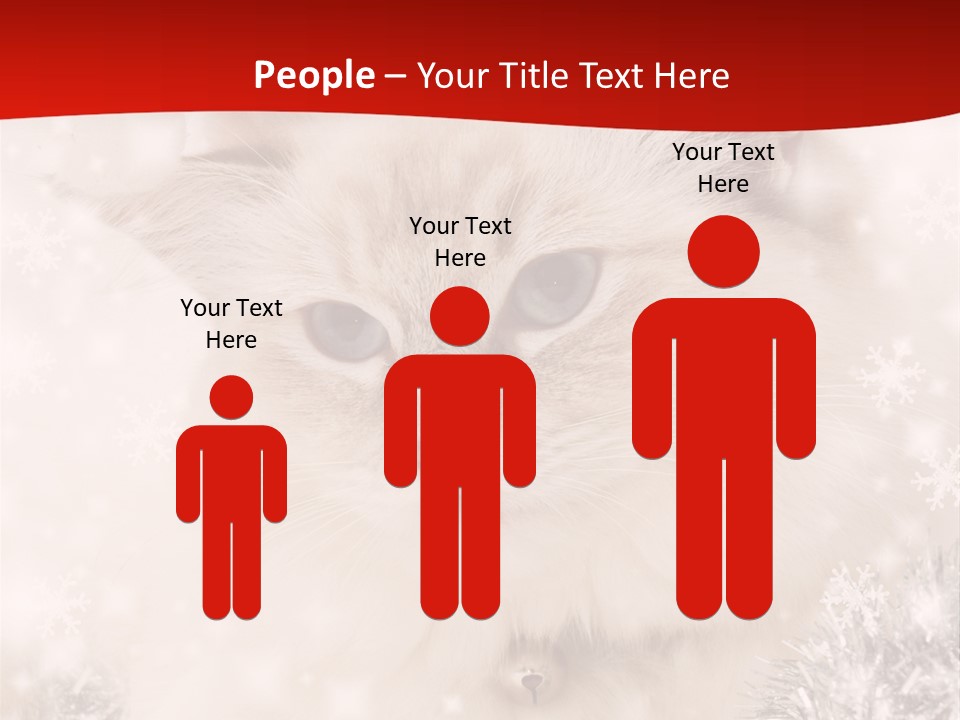 Balls Fluffy Feline PowerPoint Template