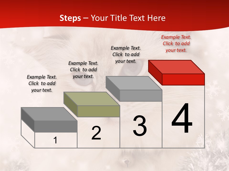 Balls Fluffy Feline PowerPoint Template