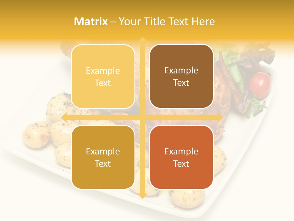 Meat Tomato Parsley PowerPoint Template