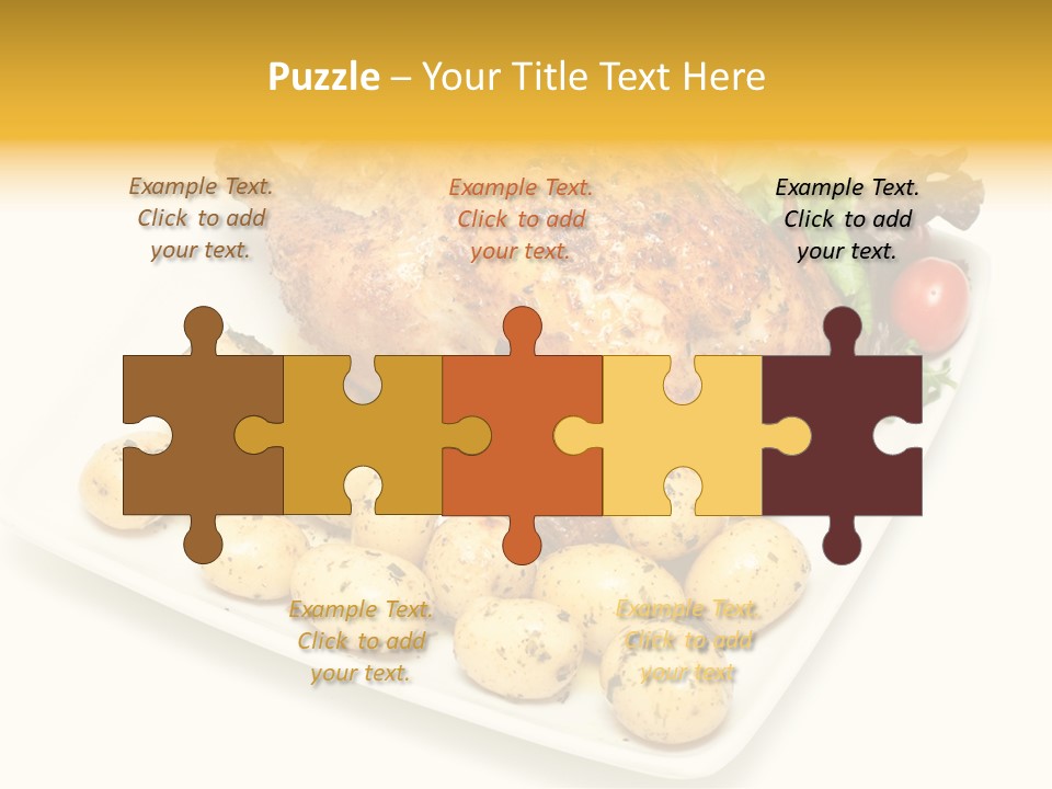 Meat Tomato Parsley PowerPoint Template