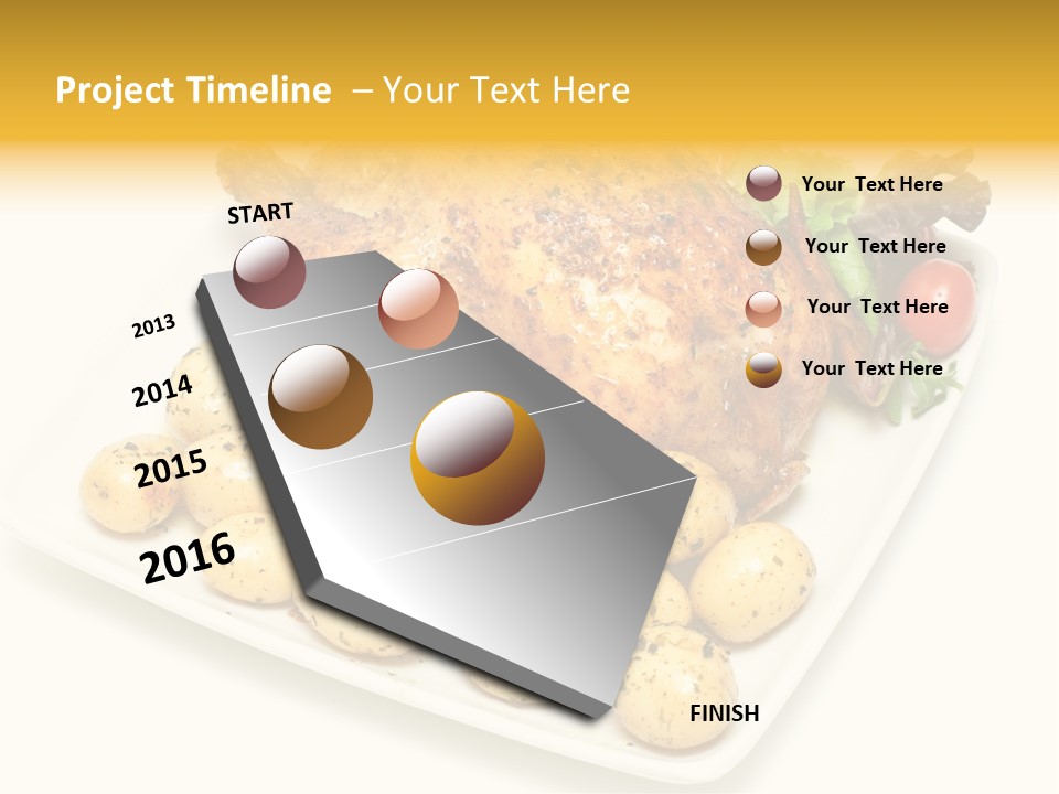 Meat Tomato Parsley PowerPoint Template