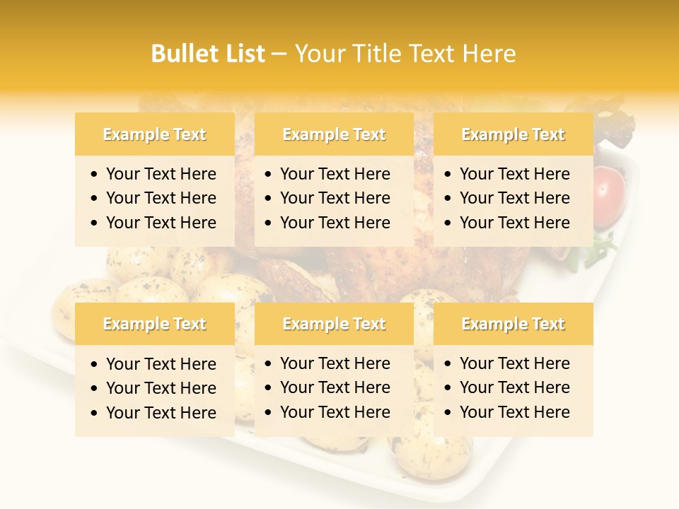 Meat Tomato Parsley PowerPoint Template