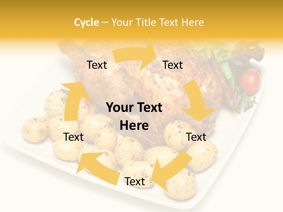 Meat Tomato Parsley PowerPoint Template