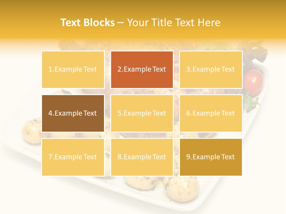 Meat Tomato Parsley PowerPoint Template
