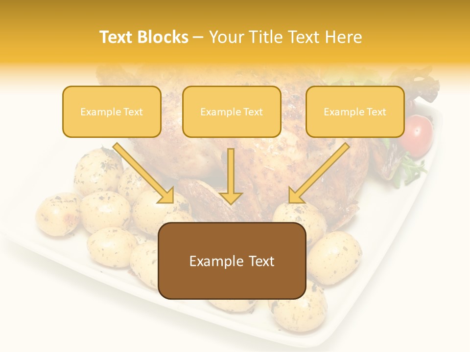 Meat Tomato Parsley PowerPoint Template