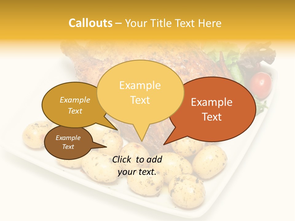 Meat Tomato Parsley PowerPoint Template