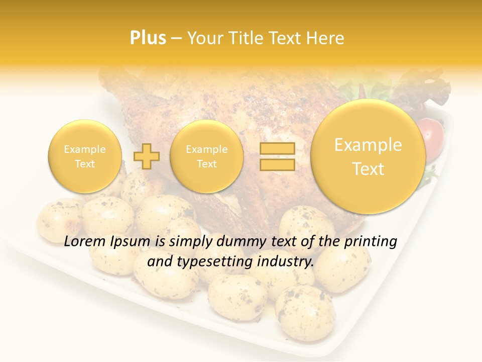 Meat Tomato Parsley PowerPoint Template