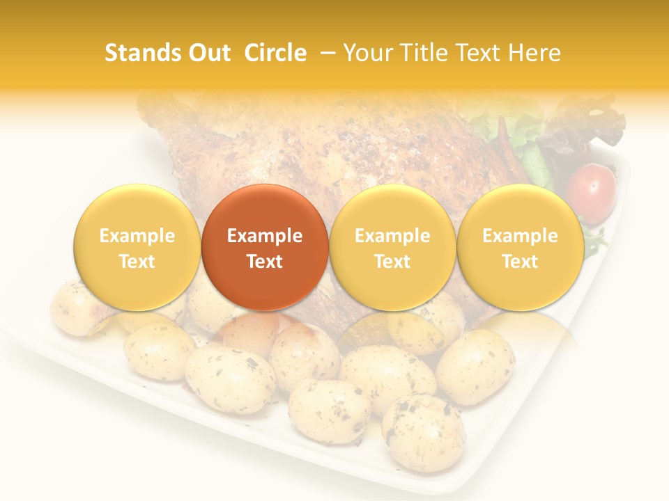 Meat Tomato Parsley PowerPoint Template