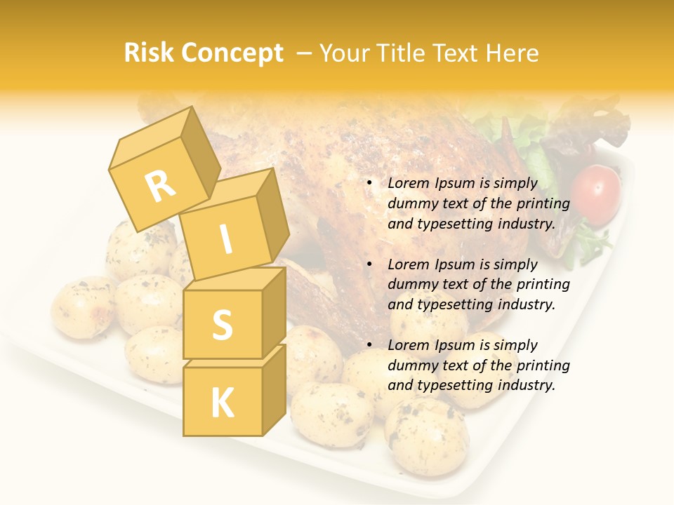 Meat Tomato Parsley PowerPoint Template