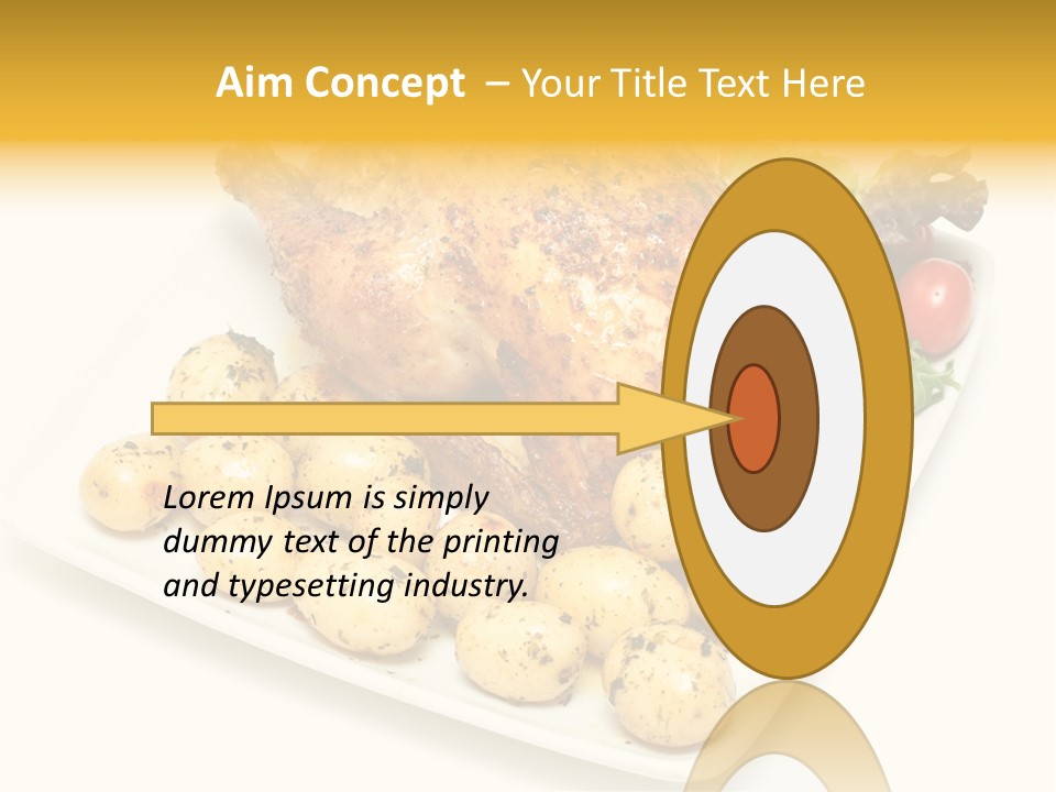 Meat Tomato Parsley PowerPoint Template