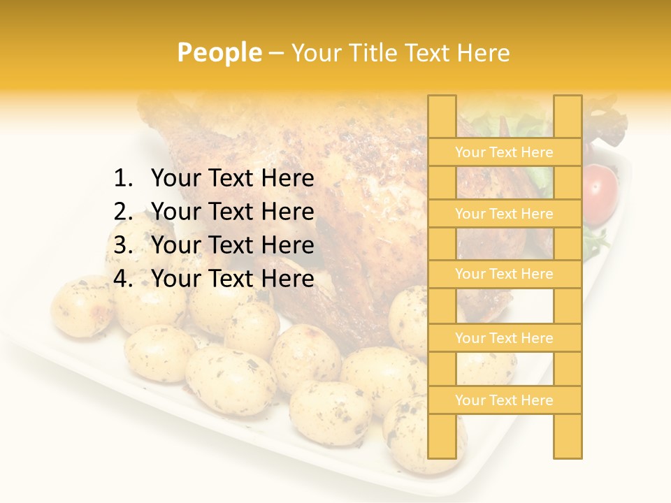 Meat Tomato Parsley PowerPoint Template