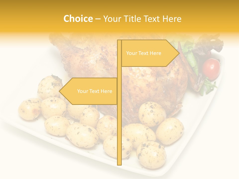 Meat Tomato Parsley PowerPoint Template