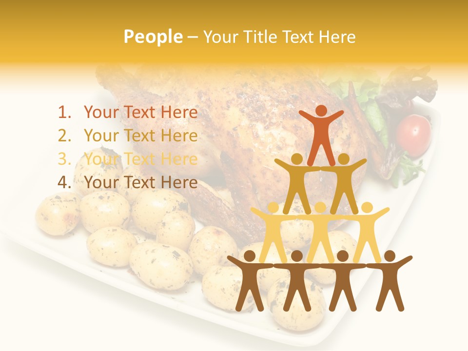 Meat Tomato Parsley PowerPoint Template