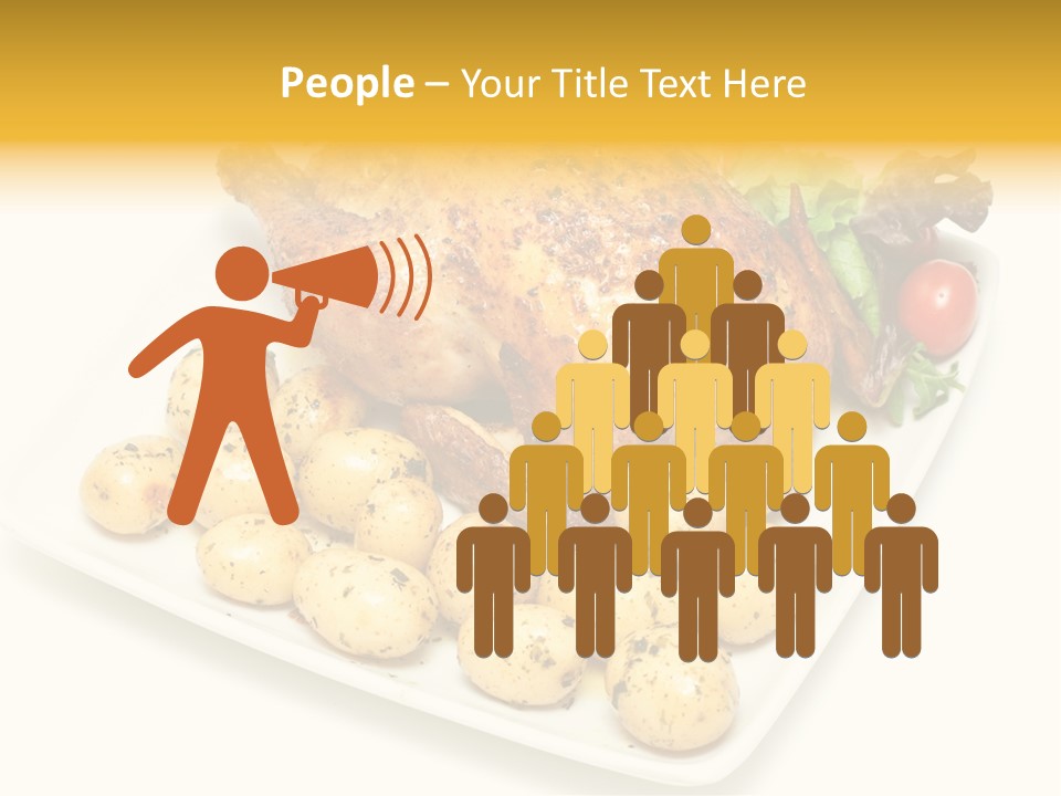 Meat Tomato Parsley PowerPoint Template