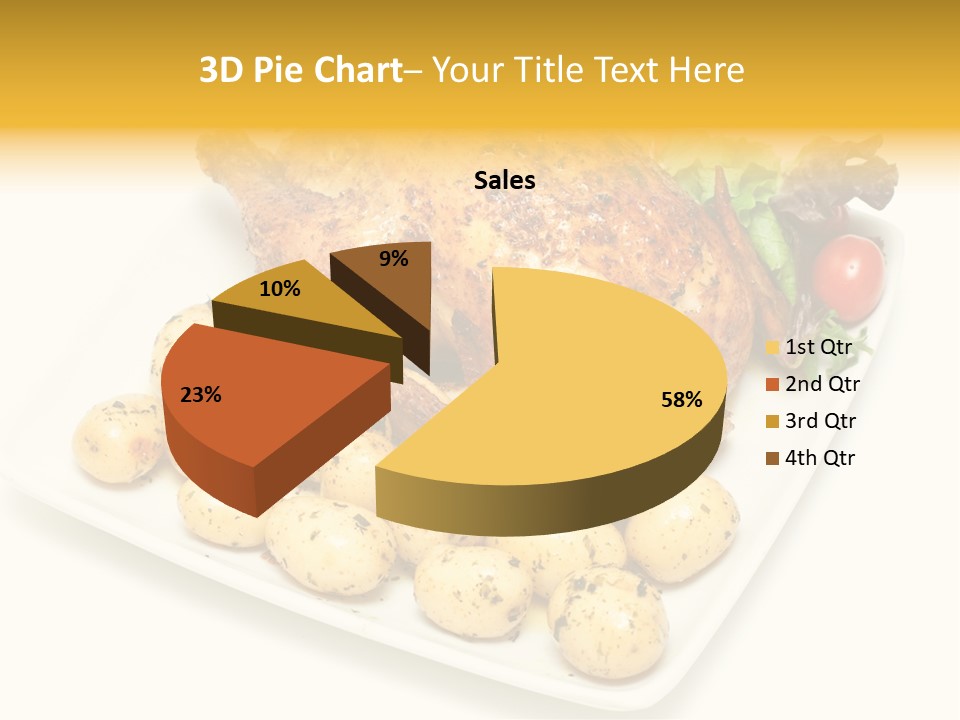 Meat Tomato Parsley PowerPoint Template
