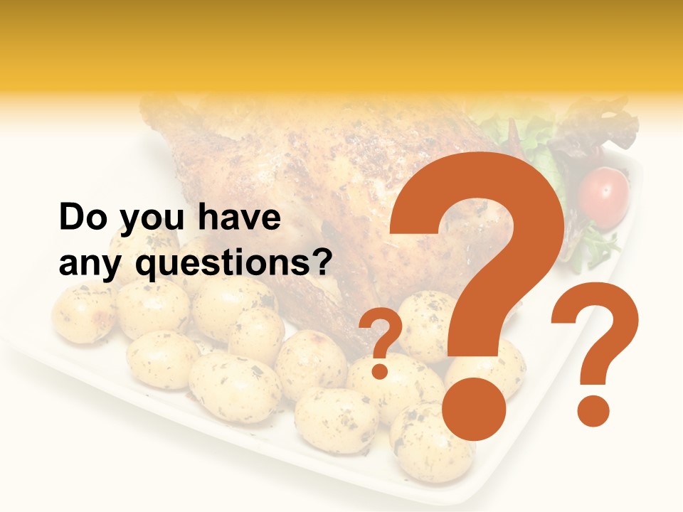 Meat Tomato Parsley PowerPoint Template