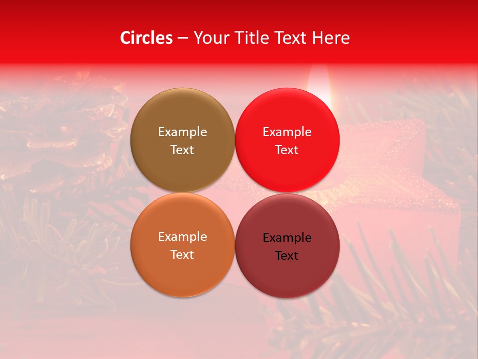 Glow Night Arrangement PowerPoint Template