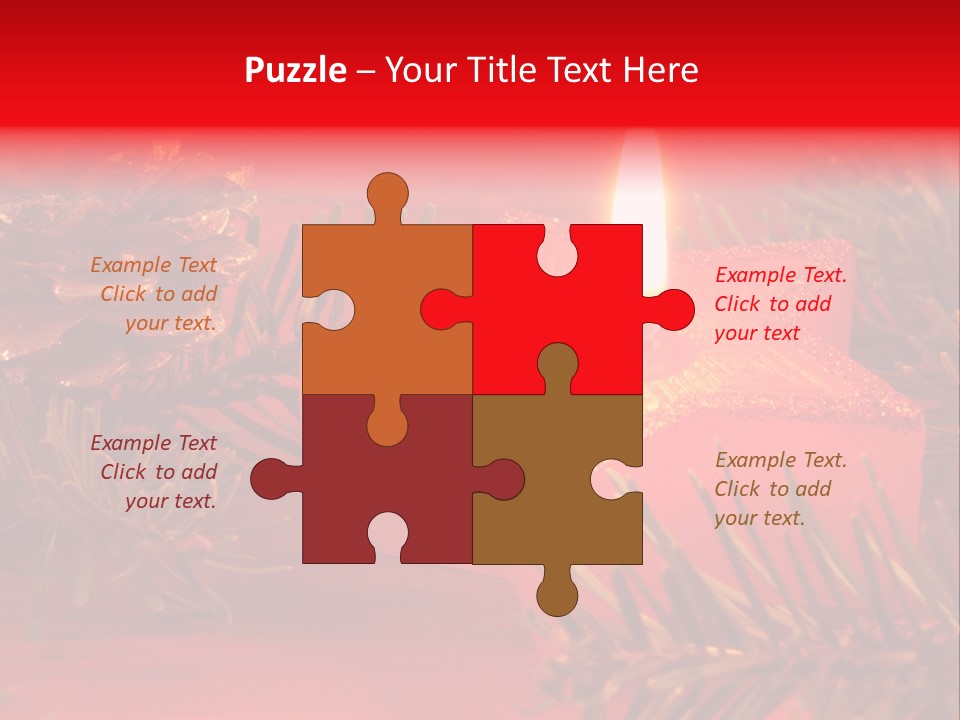 Glow Night Arrangement PowerPoint Template