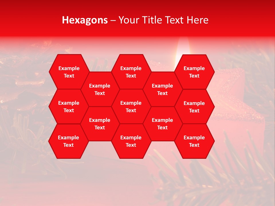 Glow Night Arrangement PowerPoint Template