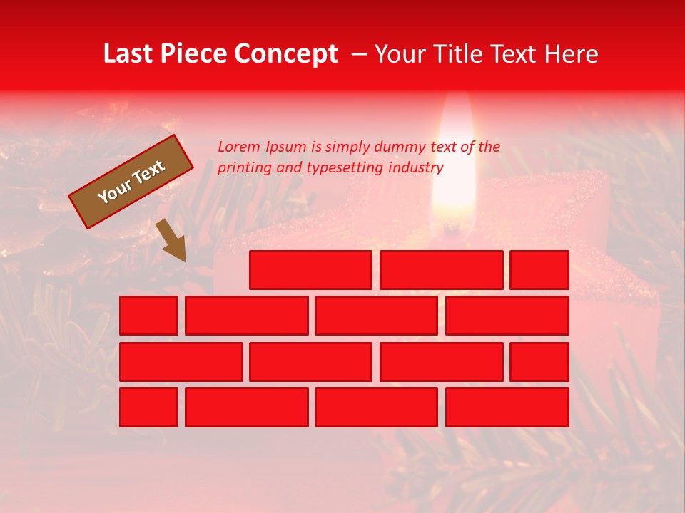 Glow Night Arrangement PowerPoint Template