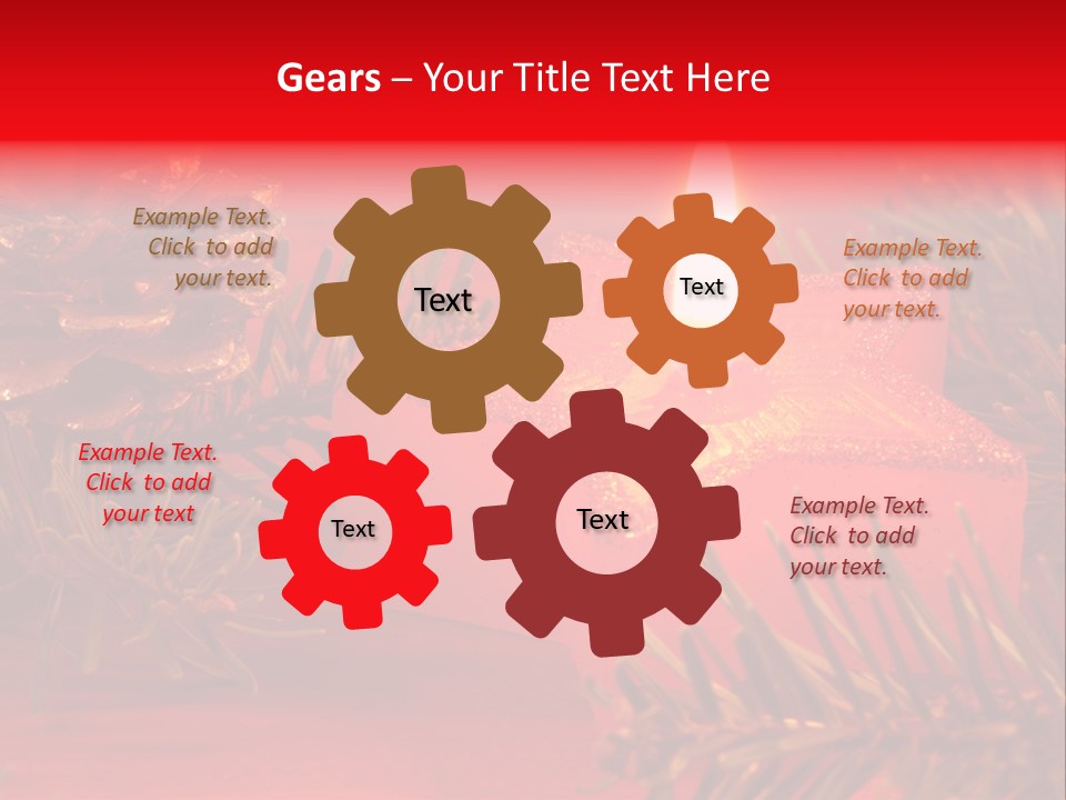 Glow Night Arrangement PowerPoint Template