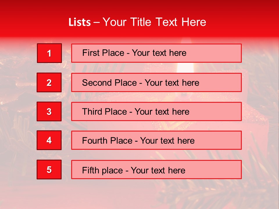 Glow Night Arrangement PowerPoint Template