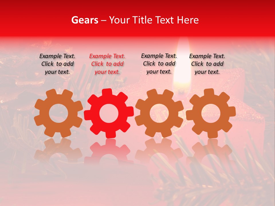 Glow Night Arrangement PowerPoint Template