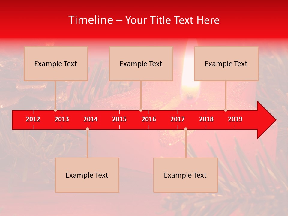 Glow Night Arrangement PowerPoint Template