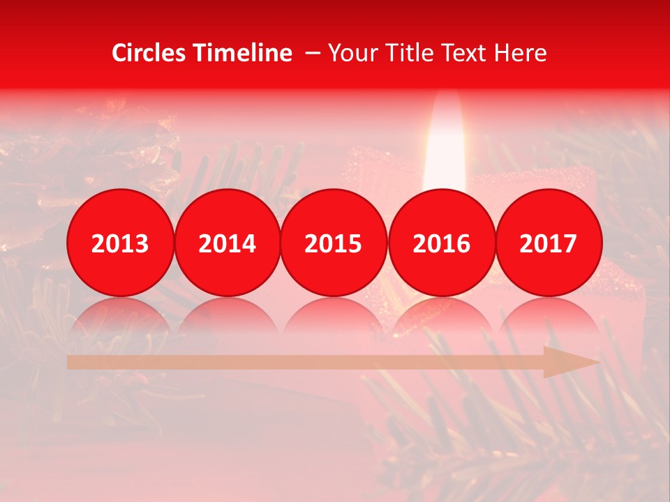 Glow Night Arrangement PowerPoint Template