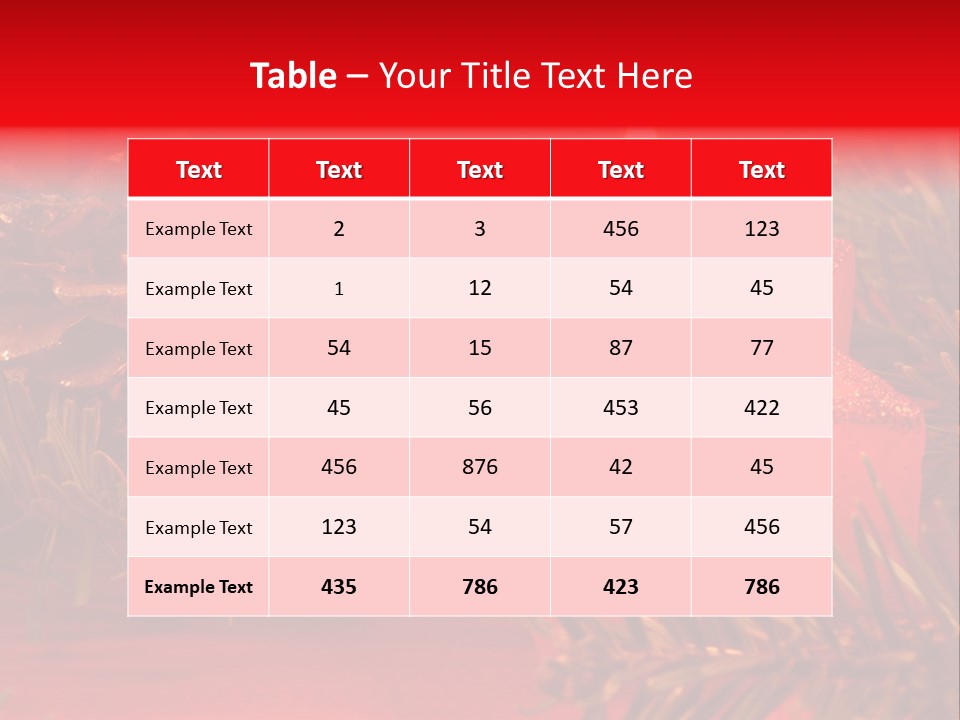 Glow Night Arrangement PowerPoint Template