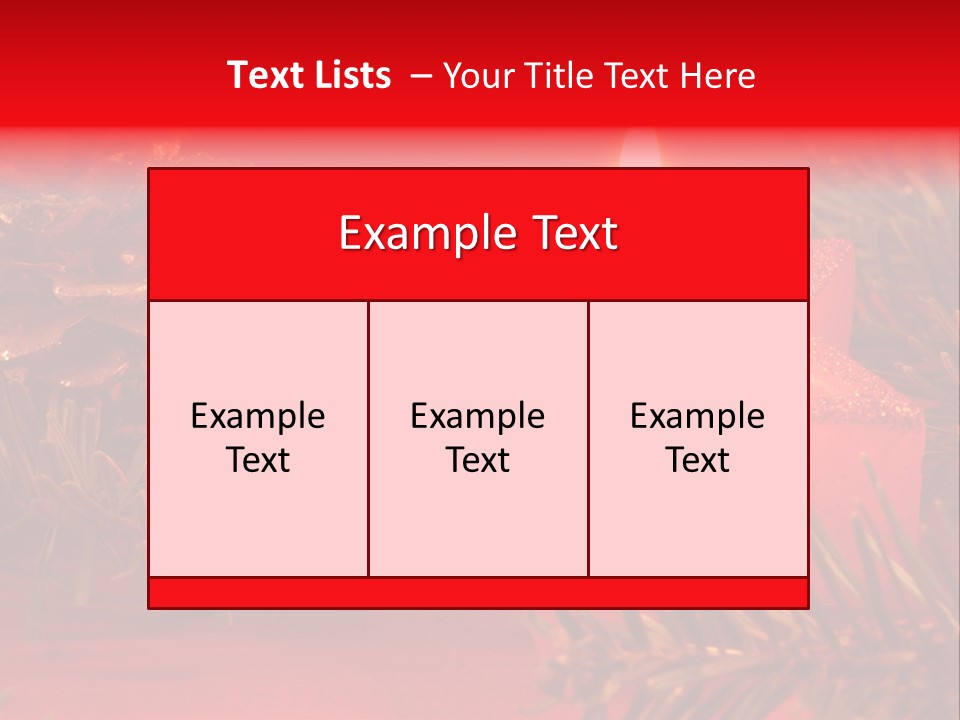Glow Night Arrangement PowerPoint Template