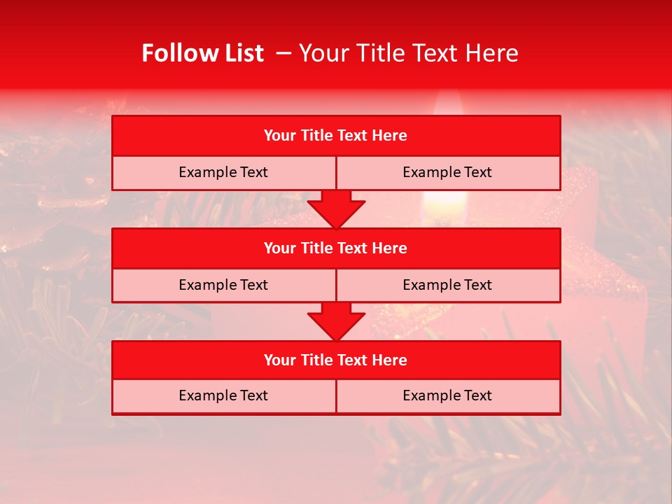 Glow Night Arrangement PowerPoint Template