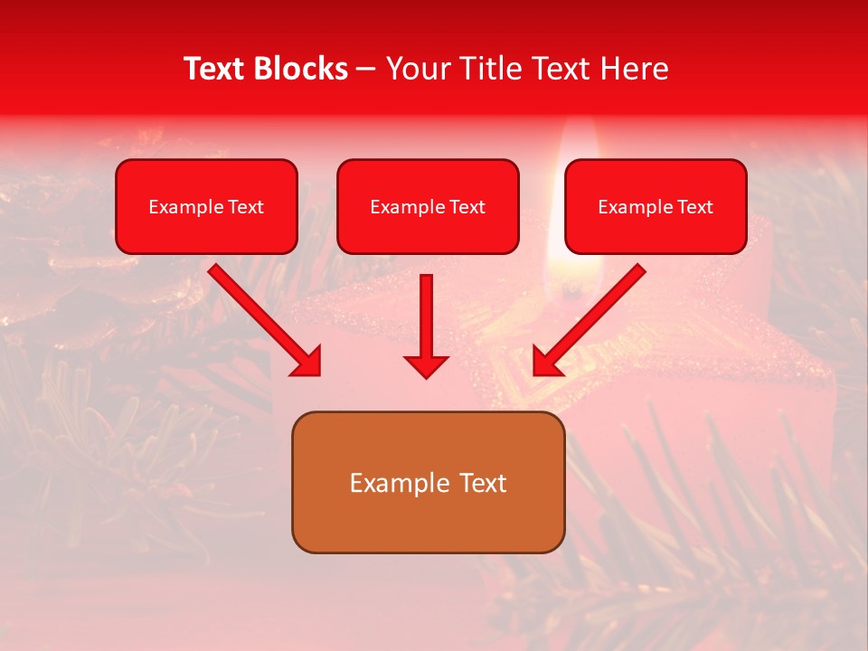 Glow Night Arrangement PowerPoint Template