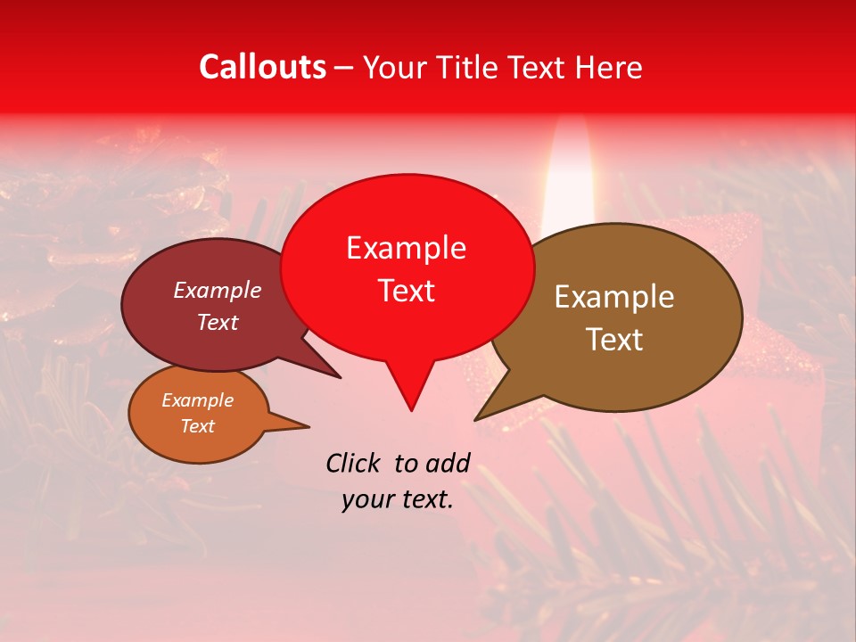 Glow Night Arrangement PowerPoint Template
