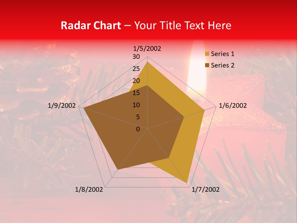Glow Night Arrangement PowerPoint Template