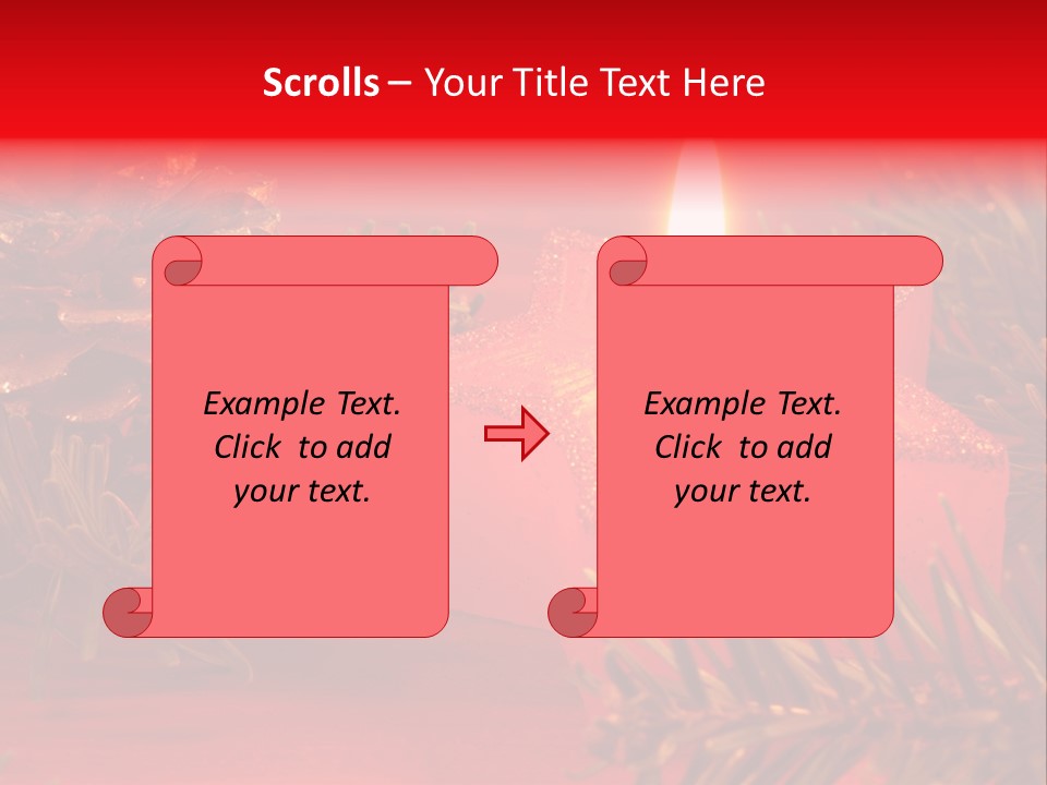 Glow Night Arrangement PowerPoint Template