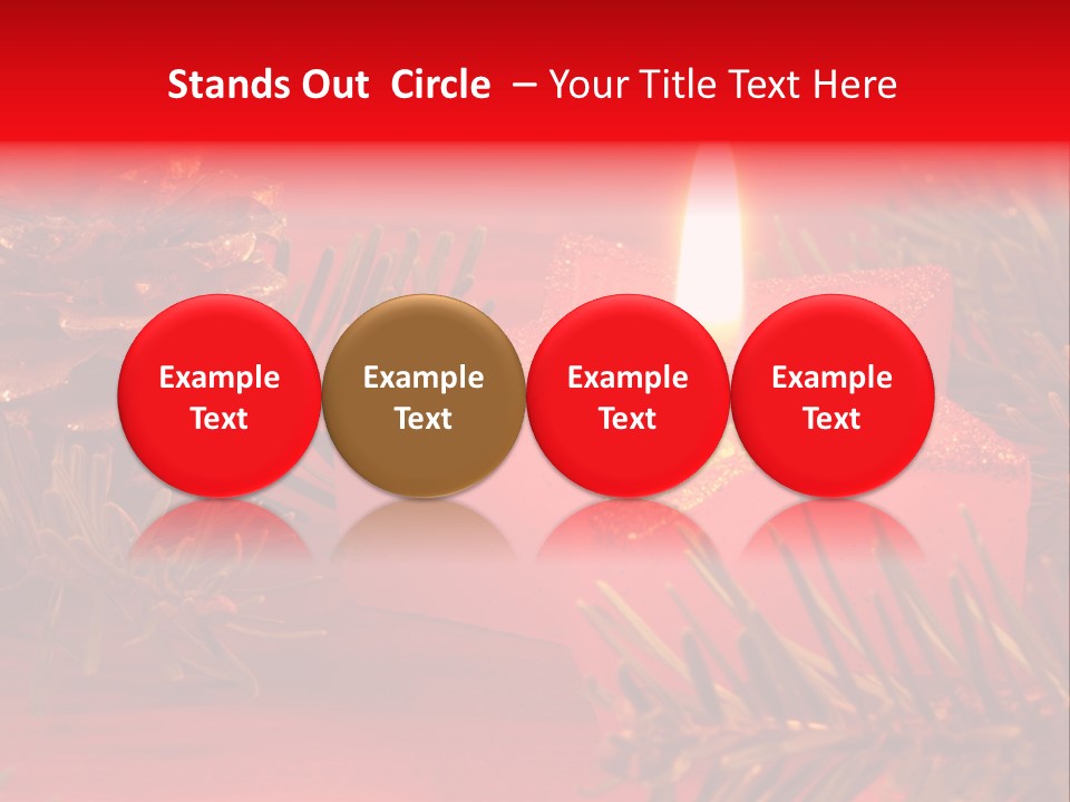 Glow Night Arrangement PowerPoint Template