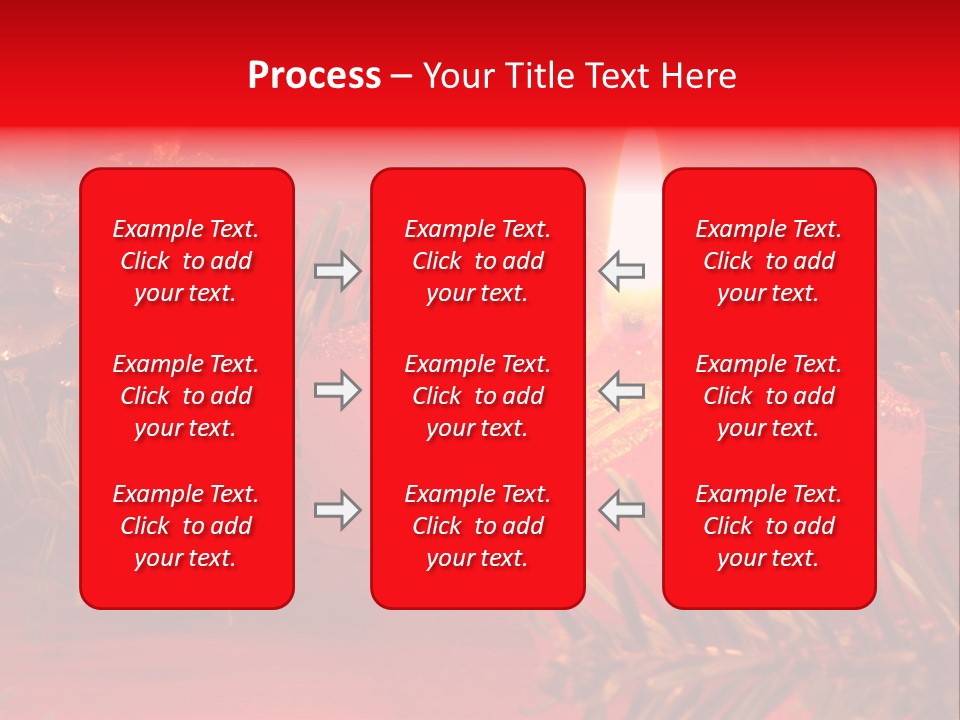 Glow Night Arrangement PowerPoint Template